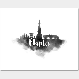 Naples watercolor Posters and Art